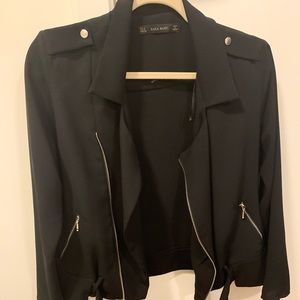 Zara light black jacket size Small